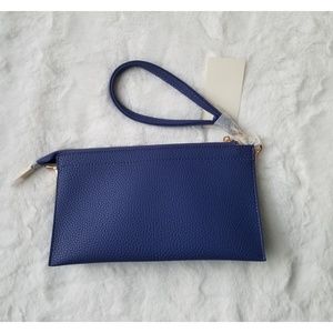 NWT Blue clutch